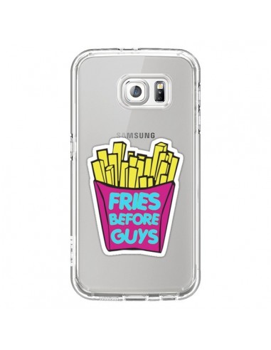 Coque Fries Before Guys Transparente pour Samsung Galaxy S6 - Yohan B.