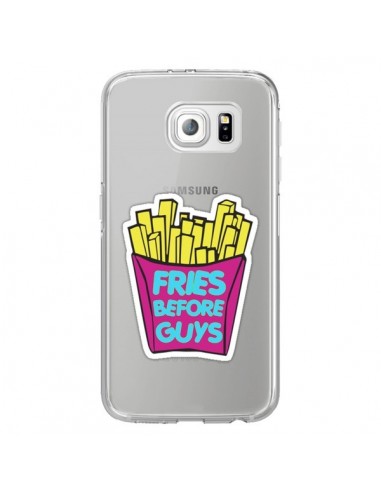 Coque Fries Before Guys Transparente pour Samsung Galaxy S6 Edge - Yohan B.