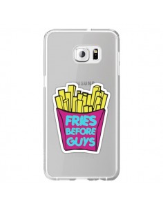 Coque Fries Before Guys Transparente pour Samsung Galaxy...