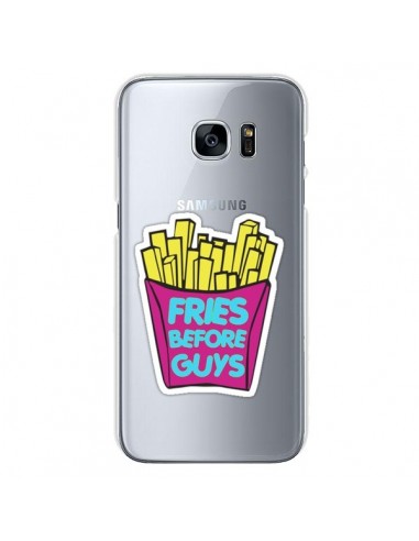 Coque Fries Before Guys Transparente pour Samsung Galaxy S7 - Yohan B.