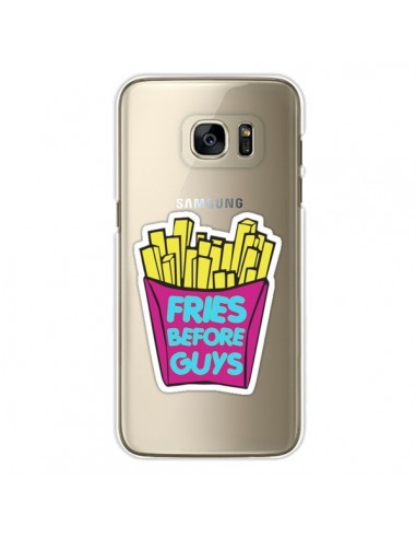 Coque Fries Before Guys Transparente pour Samsung Galaxy S7 Edge - Yohan B.