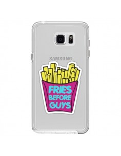 Coque Fries Before Guys Transparente pour Samsung Galaxy...