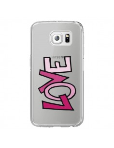 Coque Love Amour Transparente pour Samsung Galaxy S6 Edge...