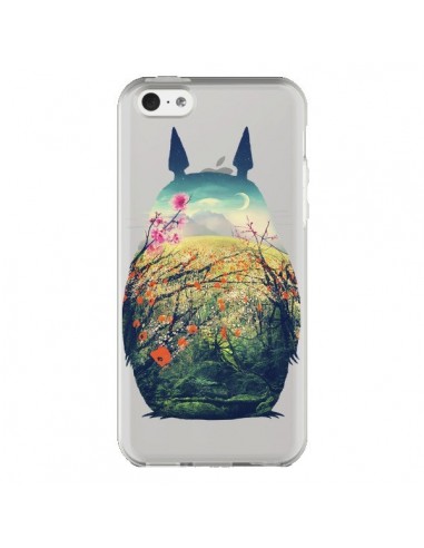 Coque iPhone 5C Totoro Manga Comics Transparente - Victor Vercesi