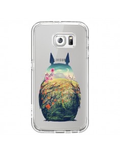Coque Totoro Manga Comics Transparente pour Samsung...