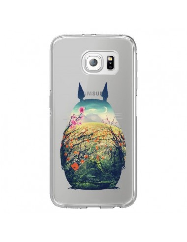 Coque Totoro Manga Comics Transparente pour Samsung Galaxy S6 Edge - Victor Vercesi