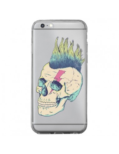 Coque iPhone 6 Plus et 6S Plus Tête de Mort Crane Punk Transparente - Victor Vercesi