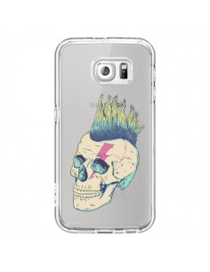 Coque Tête de Mort Crane Punk Transparente pour Samsung...