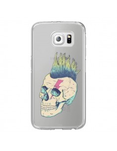 Coque Tête de Mort Crane Punk Transparente pour Samsung...
