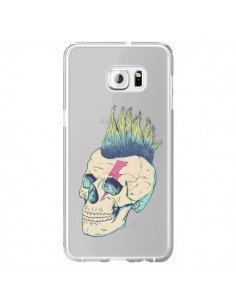 Coque Tête de Mort Crane Punk Transparente pour Samsung...