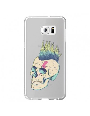 Coque Tête de Mort Crane Punk Transparente pour Samsung Galaxy S6 Edge Plus - Victor Vercesi