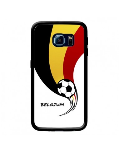 Coque Equipe Belgique Belgium Football pour Samsung Galaxy S6 Edge - Madotta