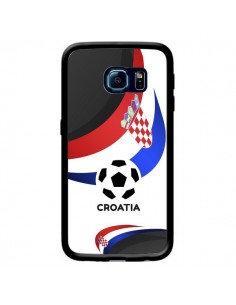 Coque Equipe Croatie Football pour Samsung Galaxy S6 Edge...