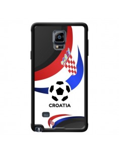 Coque Equipe Croatie Football pour Samsung Galaxy Note 4...