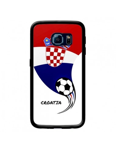 Coque Equipe Croatie Croatia Football pour Samsung Galaxy S6 Edge - Madotta