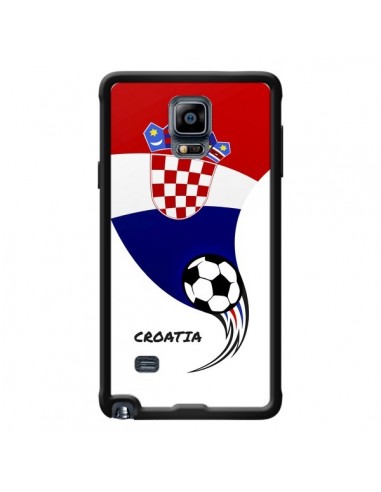 Coque Equipe Croatie Croatia Football pour Samsung Galaxy Note 4 - Madotta