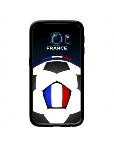 Coque France Ballon Football pour Samsung Galaxy S6 Edge...