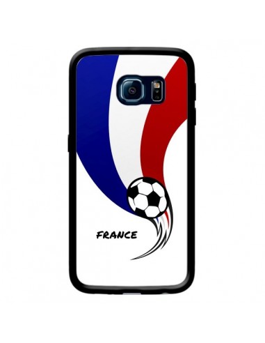 Coque Equipe France Ballon Football pour Samsung Galaxy S6 Edge - Madotta