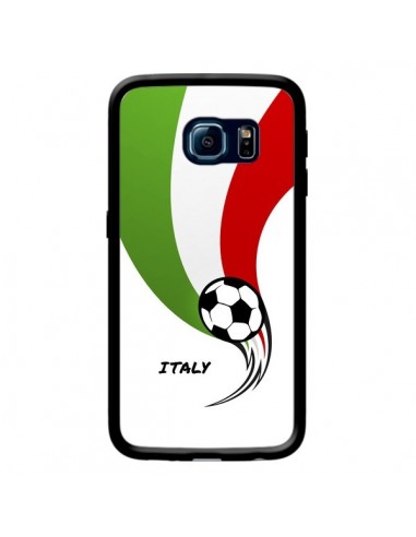 Coque Equipe Italie Italia Football pour Samsung Galaxy S6 Edge - Madotta