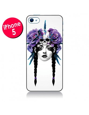 Coque Fille Fleurs Warrior pour iPhone 5 - Ruben Ireland