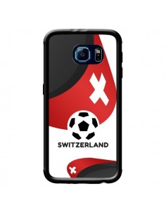 Coque Equipe Suisse Football pour Samsung Galaxy S6 -...