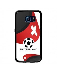 Coque Equipe Suisse Football pour Samsung Galaxy S6 Edge...