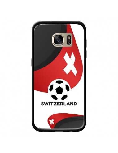 Coque Equipe Suisse Football pour Samsung Galaxy S7 Edge - Madotta
