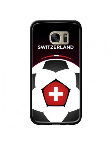 Coque Suisse Ballon Football pour Samsung Galaxy S7 Edge - Madotta