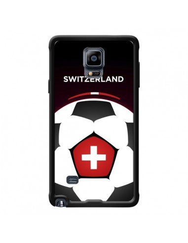 Coque Suisse Ballon Football pour Samsung Galaxy Note 4 - Madotta
