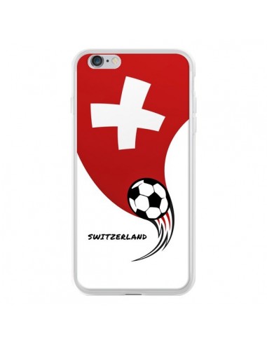 Coque iPhone 6 Plus et 6S Plus Equipe Suisse Switzerland Football - Madotta