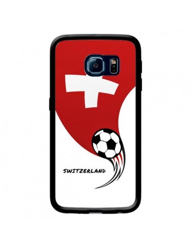 Coque Equipe Suisse Switzerland Football pour Samsung Galaxy S6 Edge - Madotta