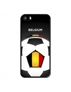 Coque iPhone 5/5S et SE Belgique Ballon Football - Madotta