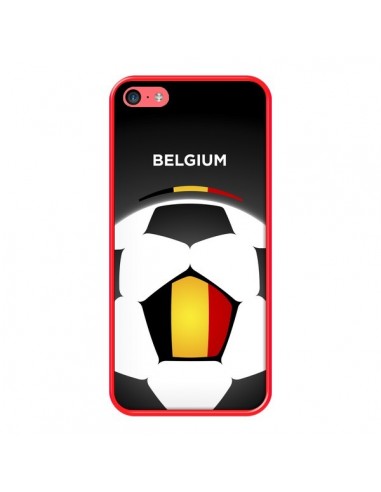 Coque iPhone 5C Belgique Ballon Football - Madotta