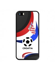 Coque iPhone 5/5S et SE Equipe Croatie Football - Madotta