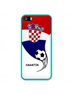 Coque iPhone 5/5S et SE Equipe Croatie Croatia Football -... 2