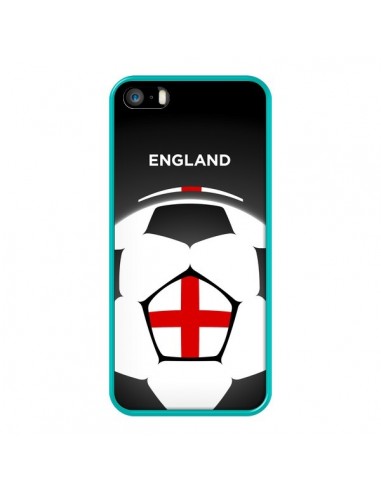 Coque iPhone 5/5S et SE Angleterre Ballon Football - Madotta