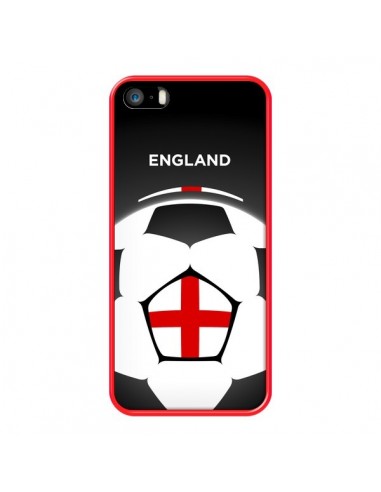 Coque iPhone 5/5S et SE Angleterre Ballon Football - Madotta