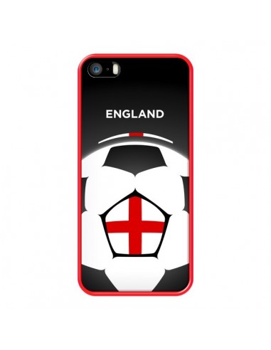 Coque iPhone 5/5S et SE Angleterre Ballon Football - Madotta