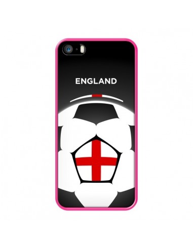 Coque iPhone 5/5S et SE Angleterre Ballon Football - Madotta