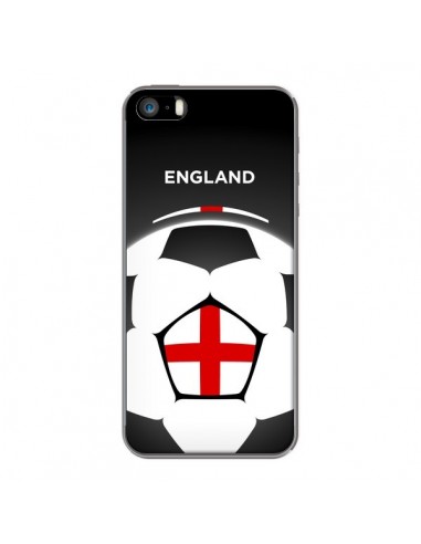 Coque iPhone 5/5S et SE Angleterre Ballon Football - Madotta