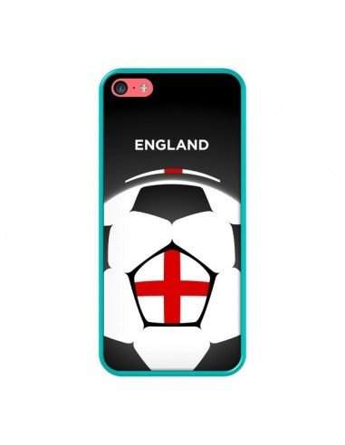 Coque iPhone 5C Angleterre Ballon Football - Madotta