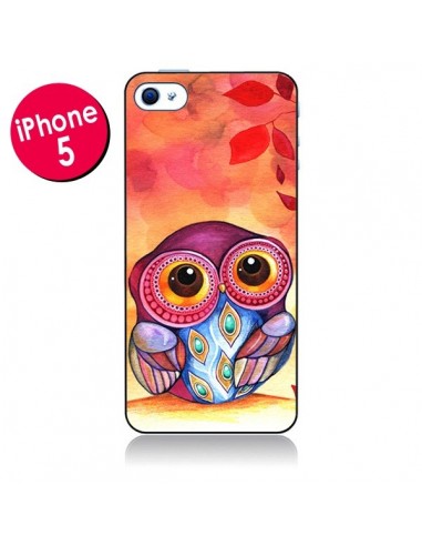 Coque Chouette Feuilles Automne pour iPhone 5 - Annya Kai