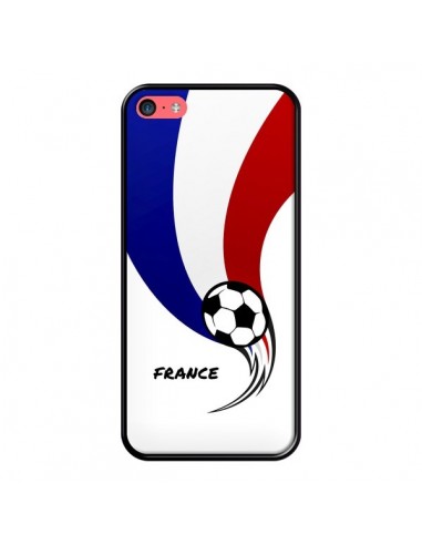 Coque iPhone 5C Equipe France Ballon Football - Madotta