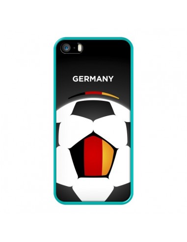 Coque iPhone 5/5S et SE Allemagne Ballon Football - Madotta