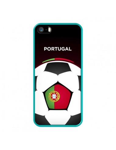 Coque iPhone 5/5S et SE Portugal Ballon Football - Madotta