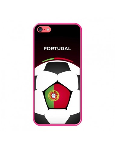 Coque iPhone 5C Portugal Ballon Football - Madotta