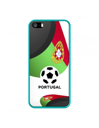 Coque iPhone 5/5S et SE Equipe Portugal Football - Madotta