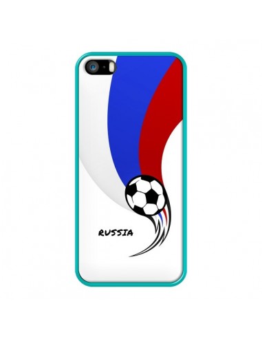 Coque iPhone 5/5S et SE Equipe Russie Russia Football - Madotta