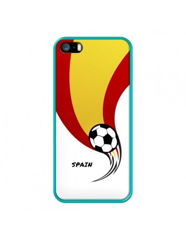 Coque iPhone 5/5S et SE Equipe Espagne Spain Football - Madotta