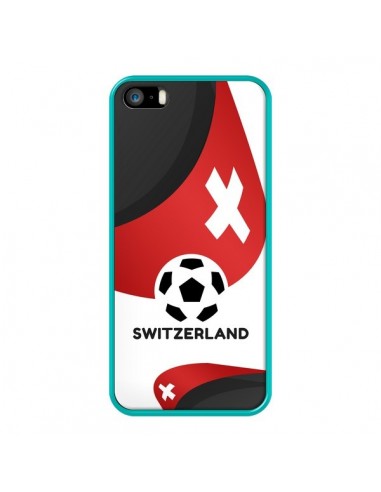 Coque iPhone 5/5S et SE Equipe Suisse Football - Madotta